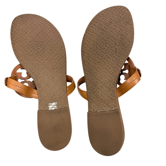 Tory Burch Miller Metal Logo Leather Sandals, 9M - Picture 11 of 14